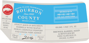 Goose Island Proprietor's Bourbon County Brand Stout