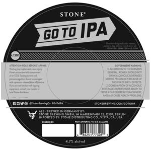 Stone Go To Ipa 