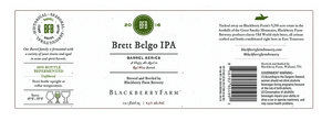 Blackberry Farm Brett Belgo IPA August 2016
