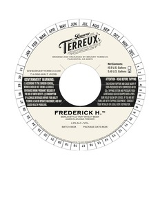 Bruery Terreux Frederick H.