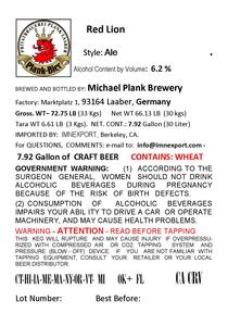 Michael Plank Brewery Red Lion September 2016