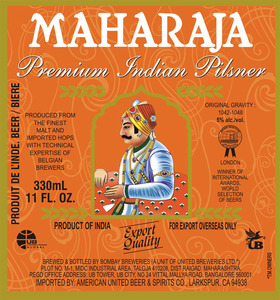 Maharaja Premium Indian Pilsner