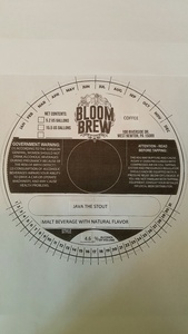 Bloom Brew Java The Stout