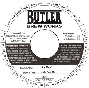 Butler Brew Works Hop Marsh India Pale Ale