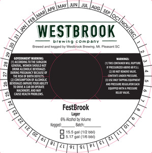 Westbrook Brewing Company Festbrook