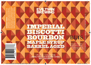 Evil Twin Brewing Imperial Biscotti Bourbon Maple Syrup Ba September 2016