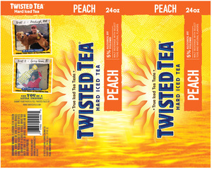 Twisted Tea Twisted Tea Peach August 2016