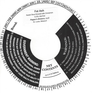 Fat Ash Sweet Stout Brewed With Cinnamon