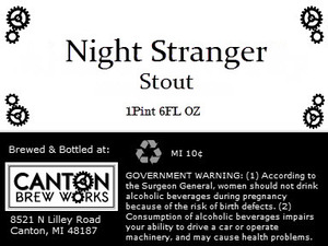 Canton Brew Works Night Stranger