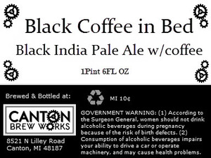 Canton Brew Works Black Coffee In Bed