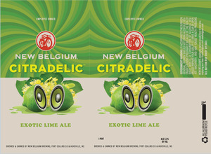 New Belgium Brewing Citradelic Exotic Lime Ale
