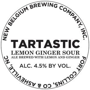 New Belgium Brewing Company, Inc. Tartastic September 2016