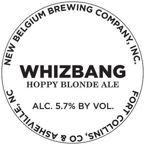 New Belgium Brewing Company, Inc. Whizbang