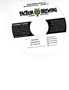 Faction Brewing Hop Solid