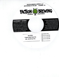 Faction Brewing Blitzen