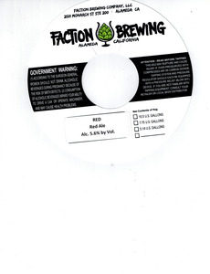 Faction Brewing Red