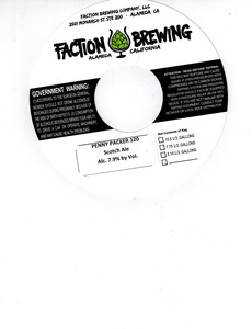 Faction Brewing Penny Packer 120