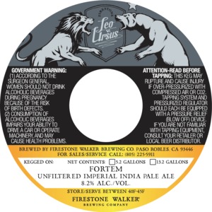 Firestone Walker Brewing Company Fortem