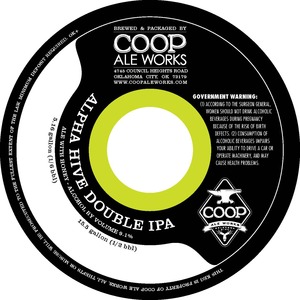 Alpha Hive Double Ipa August 2016