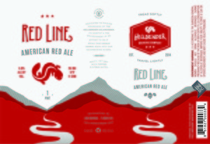 Hellbender Brewing Company, LLC Red Line Ale September 2016