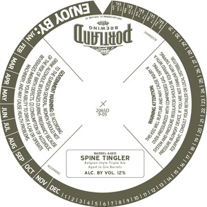 Barrel-aged Spine Tingler 
