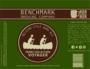 Benchmark Brewing Company Voyager September 2016