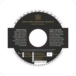 Lord Hobo Brewing Company Consolation Prize Collar