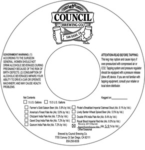 Council Brewing Co. Nicene 2015