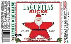 The Lagunitas Brewing Company Lagunitas Sucks August 2016