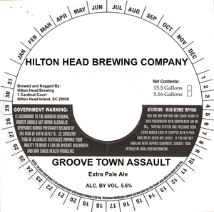 Hilton Head Brewing Company Groove Town Assault September 2016