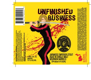 Unfinished Business Japanese Emperor Stout Aged