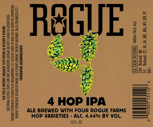 Rogue 4 Hop IPA September 2016