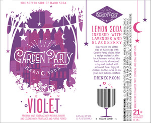 Garden Party Hard Soda Violet