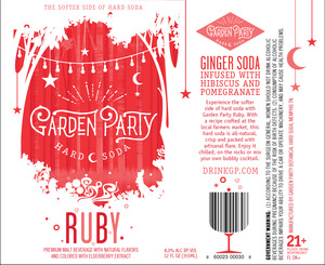 Garden Party Hard Soda Ruby