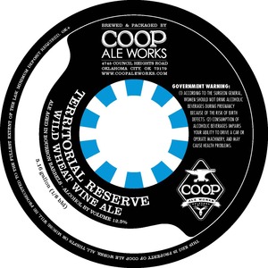 Territorial Reserve Wild Wheat Wine Ale September 2016