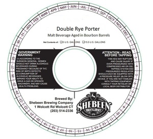 Shebeen Brewing Company Double Rye Porter