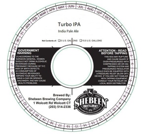 Shebeen Brewing Company Turbo IPA September 2016