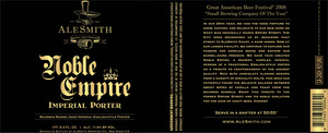 Alesmith Noble Empire Imperial Porter