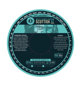 Mile Highlander Scottish Ale September 2016