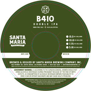 Santa Maria Brewing Co Inc B410