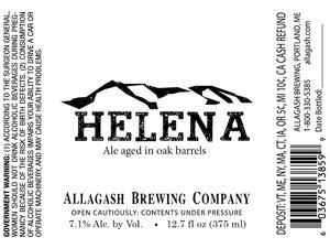 Allagash Brewing Company Helena September 2016