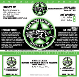 Dark Horse Brewing Company Smellslikeadoublemichigansafetymeeting