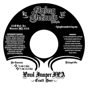 Flying Dreams Brewing Co. Pond Jumper IPA September 2016