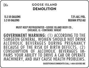 Goose Island Demolition