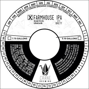 Farmhouse Ipa With Brett September 2016