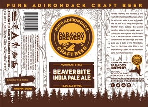 Paradox Brewery Beaver Bite India Pale Ale