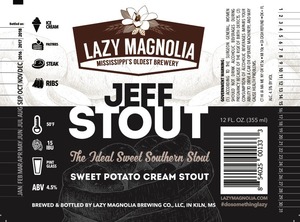 Lazy Magnolia Brewing Company Jeff Stout September 2016