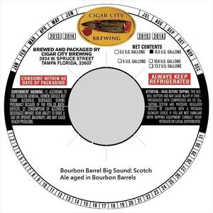 Barrel Aged Big Sound September 2016