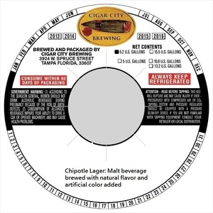 Chipotle Lager September 2016