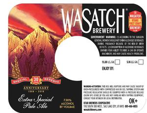 Wasatch Brewery Extra Special